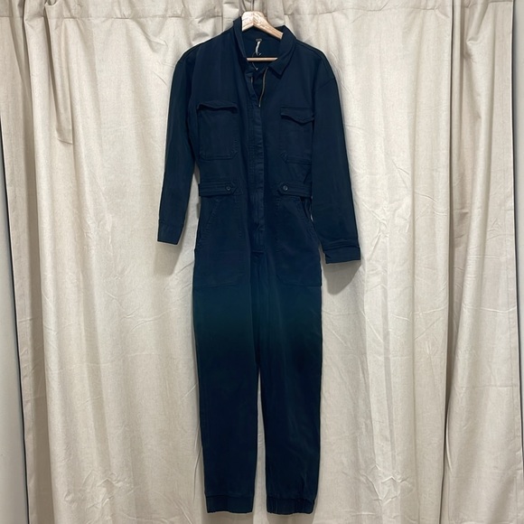 Navy Jumpsuit - Picture 3 of 7